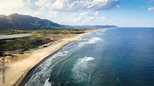 Beaches of Tyrrhenian Sea at the Coast of Sardinia