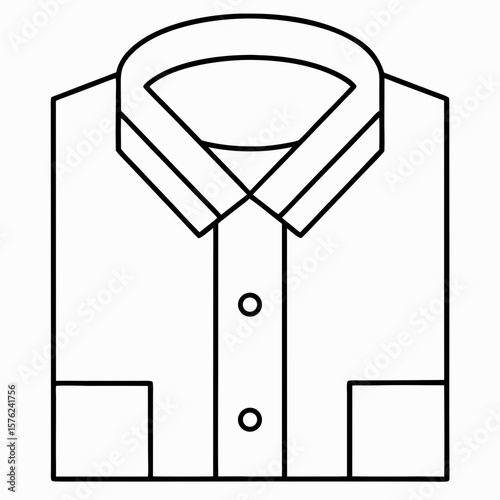 Shirt icon in outline design