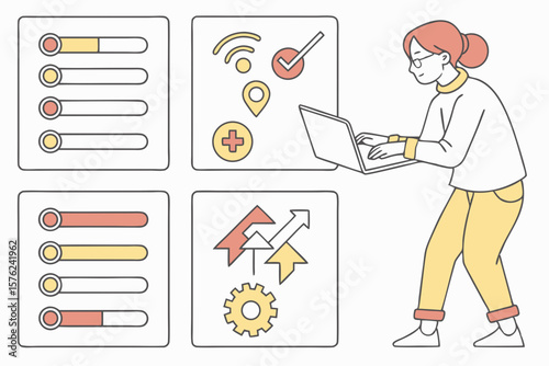 business man with clipboard