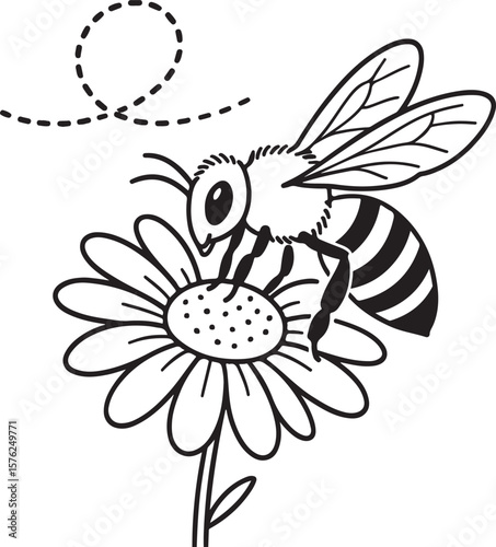 Bumble Bee Pollination Flower Insect Nature Animal Graphics
