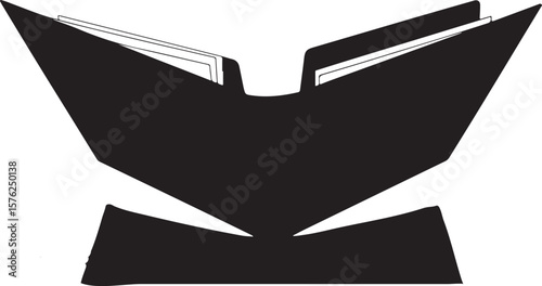 Open Book Reading Education Literature Study Research Knowledge Icon