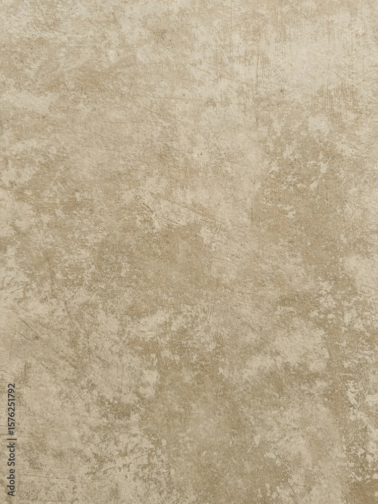 Obraz premium Detailed close-up of a textured light beige surface resembling aged concrete or plaster with subtle variations and marks, perfect for backgrounds