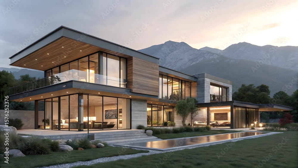 Modern house with pool Modern house with pool