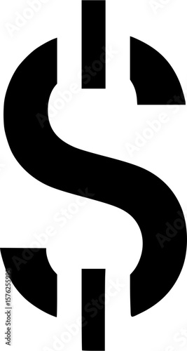 black and white number