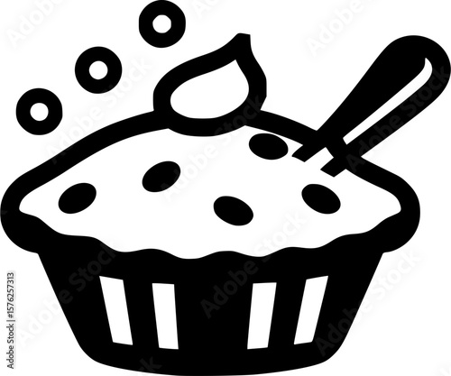 happy birthday cupcake