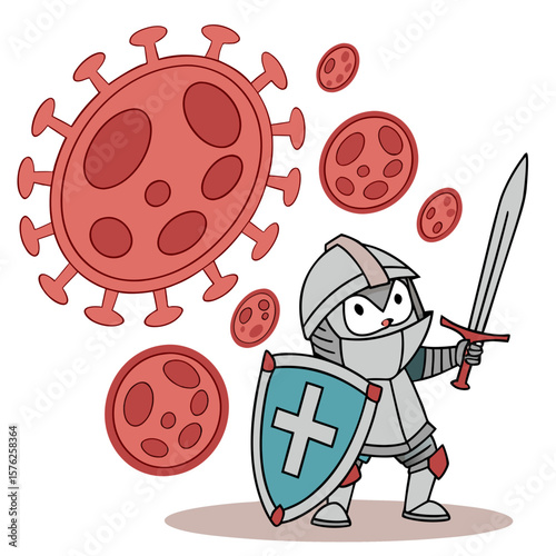 knight and sword