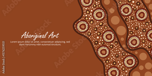 Indigenous-inspired print design with space for your personalized message