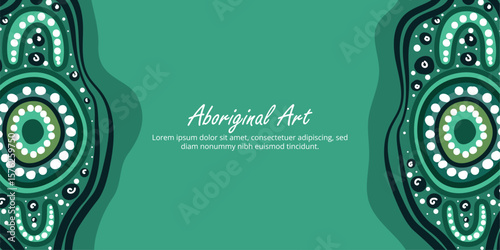 Personalized text artwork featuring Aboriginal-style design