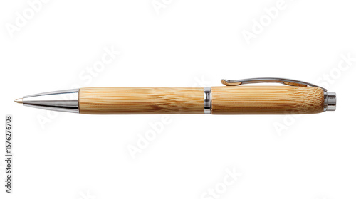 Wallpaper Mural Bamboo ballpoint pen in case background isolated on a Transparent background, PNG file. Torontodigital.ca