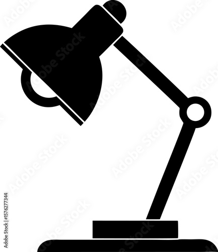 Compact Tabletop Studio Lamp Vector