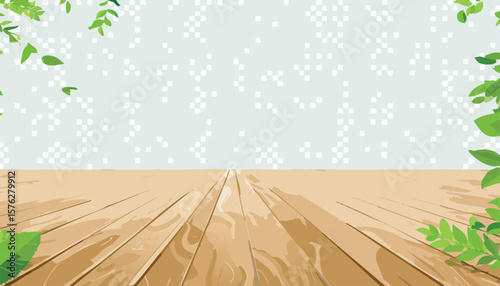 empty wooden floor, wood deck on transparent white background for product display stage, table top, . cutout png.display, floor, furniture, perspective, product, room, show, interior, plank, surface, 