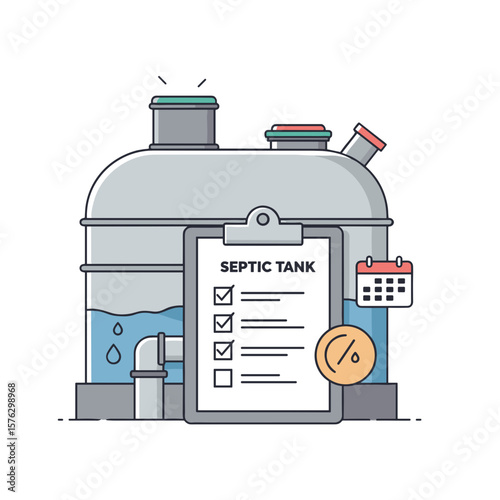Septic Checklist. Routine maintenance log