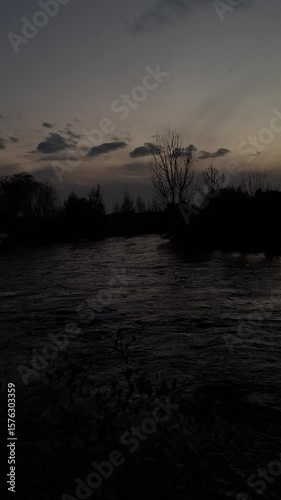 the river