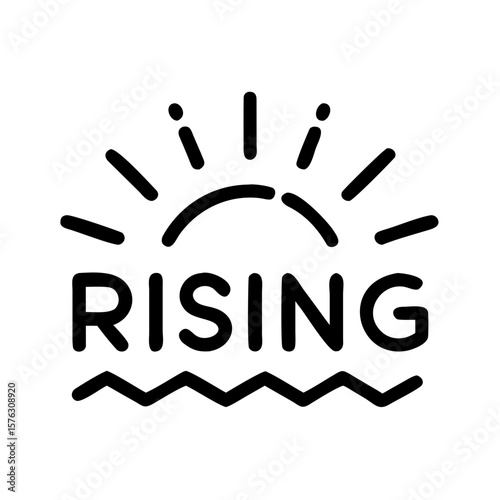 The sun is rising over the water in a new day