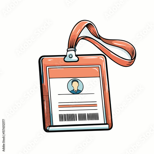 Press Pass ID Badge with Lanyard for News Coverage, Media Events, Professional Work, Journalistic Ventures, and Corporate Communication  