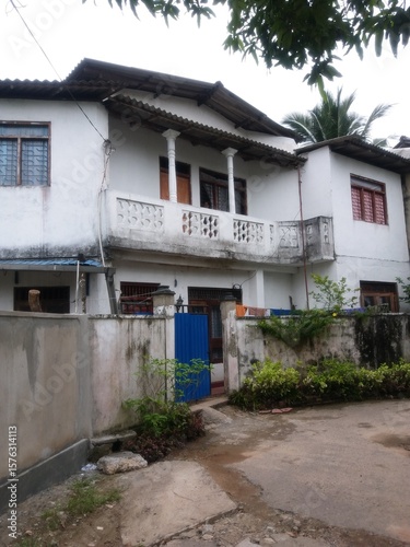Beautiful white color house in Sri Lanka