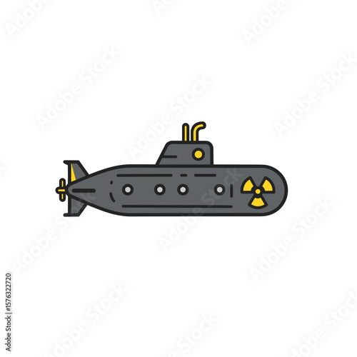 Nuclear Submarine Icon