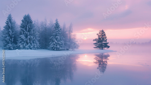 sunrise in the mountains