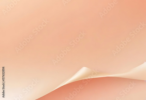 Soft Peach Wall and Floor Studio Background