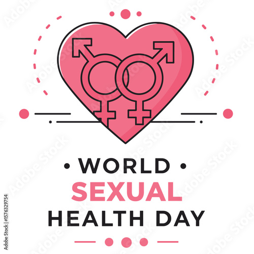 vector graphic of World Sexual Health Day ideal for World Sexual Health Day celebration.