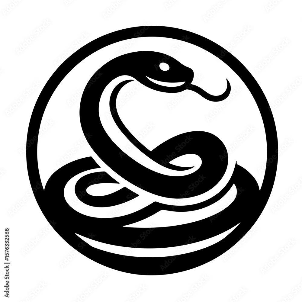 Minimal Snake Coiled Up Minimal Snake Coiled Up