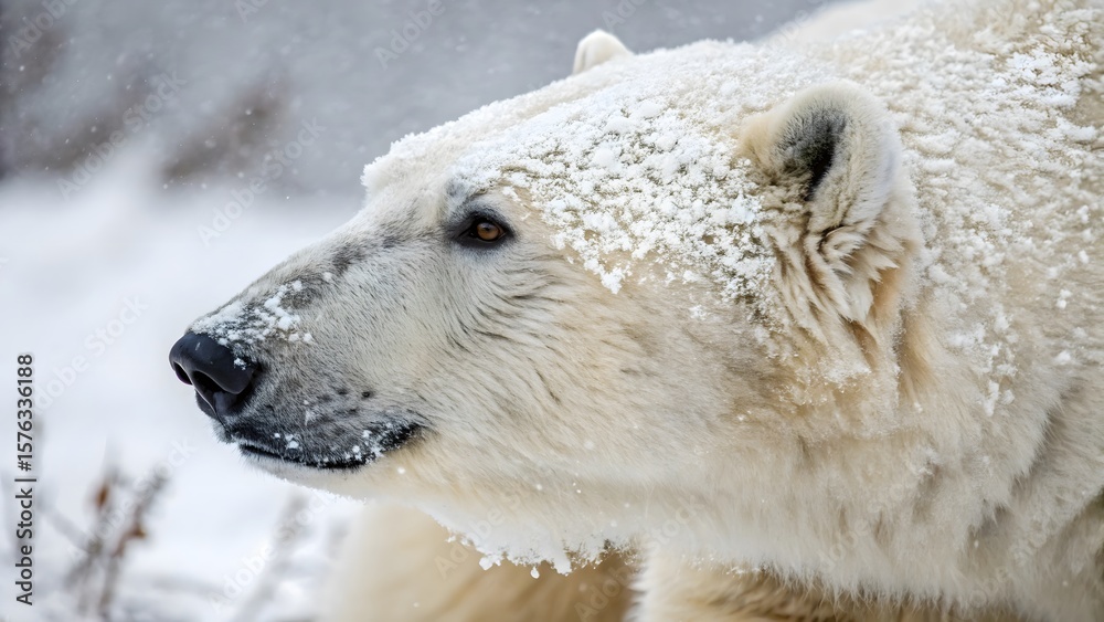 Fototapeta premium white polar bear