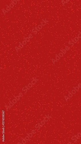 Abstract red background with flickering pink dots. Seamless 4K loop of twinkling halftone particles for elegant overlays and festive designs. Vibrant dynamic motion with romantic glitter effect.