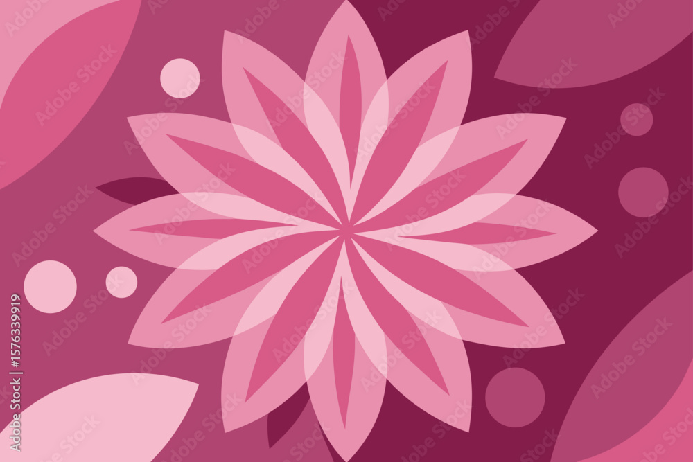 Obraz premium pink flower background