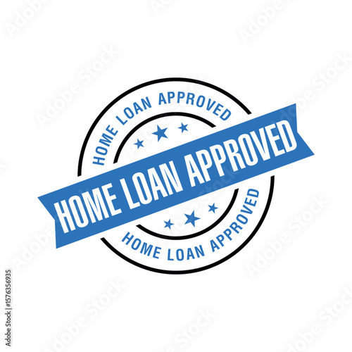 Home Loan Approved Letter Rubber Stamp Template
