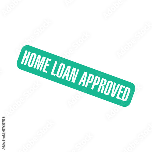 Home Loan Approved Letter Rubber Stamp Template