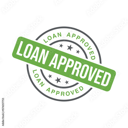 Loan Approved Letter Rubber Stamp Template