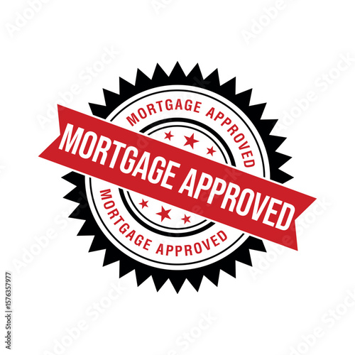 Mortgage Approved Letter Rubber Stamp Template