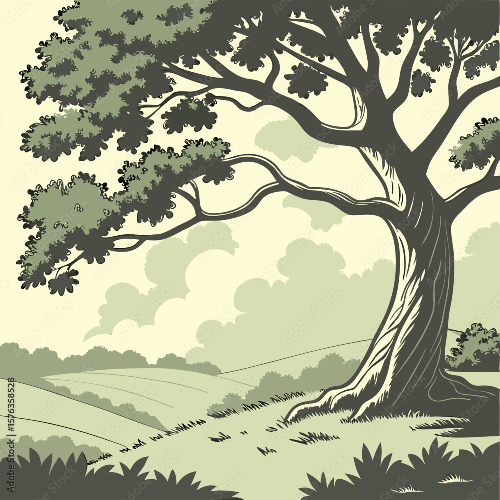 Fototapeta premium trees in the forest