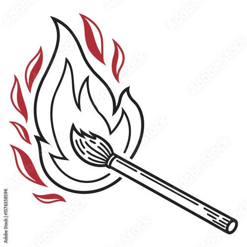fire and flames