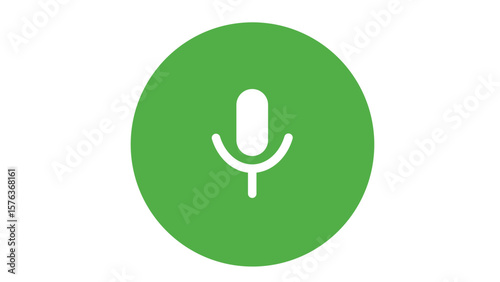 microphone call recording icon for app web logo application UI design