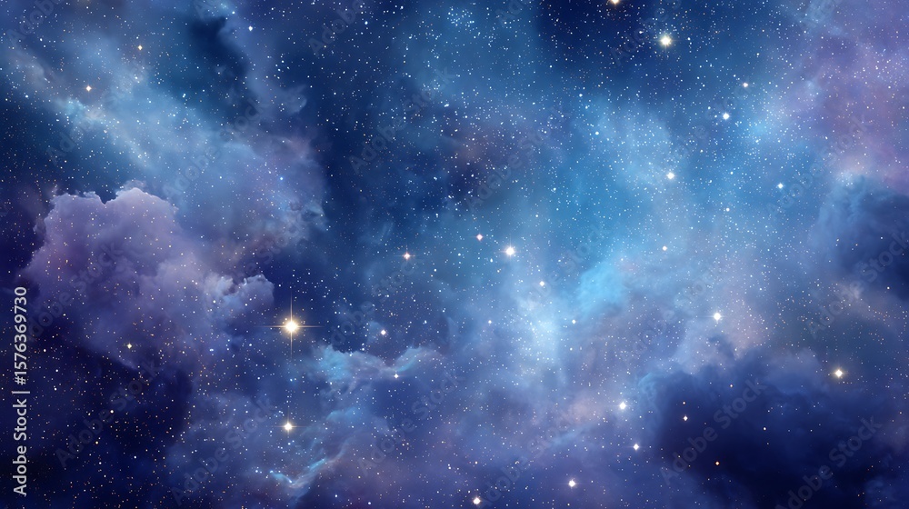 Fototapeta premium Nebula and Star Field