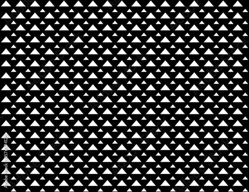 Geometric seamless pattern. Arrow background. Abstract texture. Repeated black and white Monochrome graphic shapes of arrow.