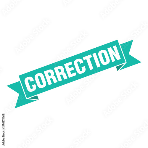 Correction Letter Rubber Stamp Template Design