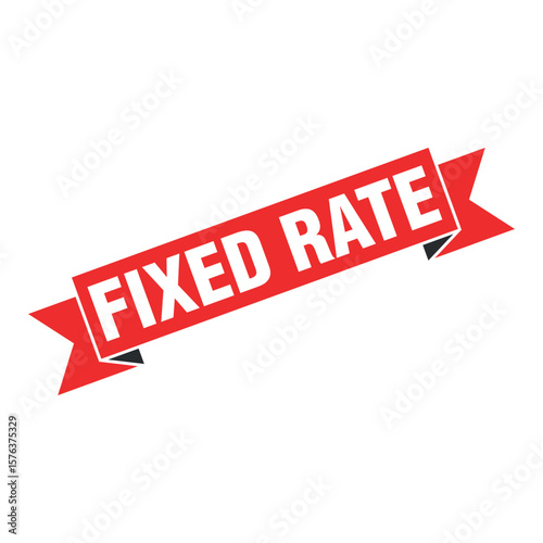 Fixed Rate Letter Rubber Stamp Template Design