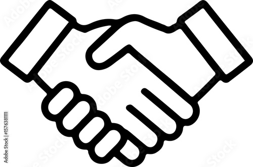 handshake vector illustration