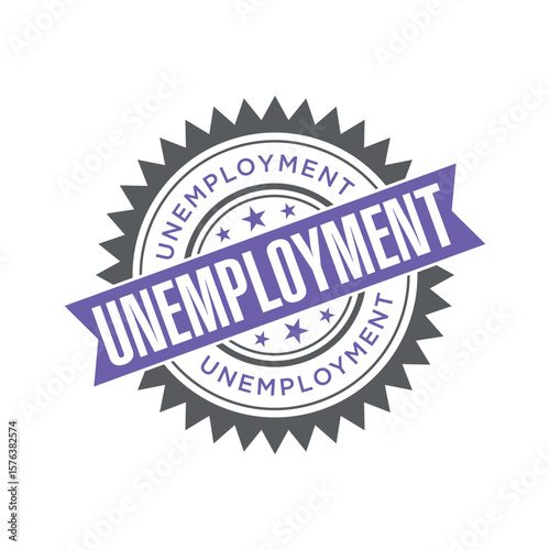 Unemployment Letter Rubber Stamp Template Design