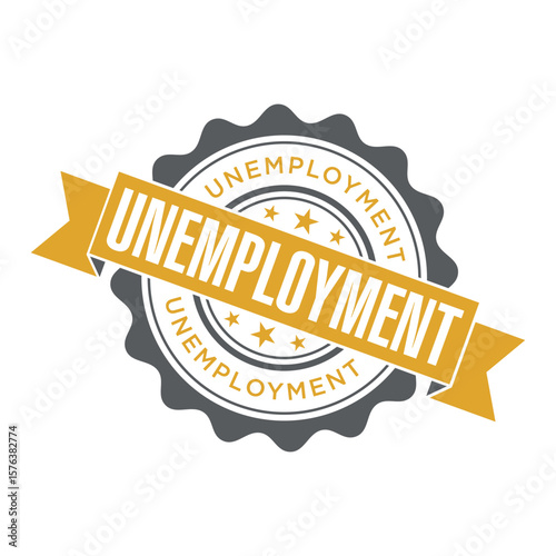 Unemployment Letter Rubber Stamp Template Design