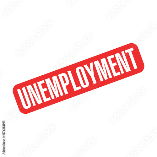 Unemployment Letter Rubber Stamp Template Design