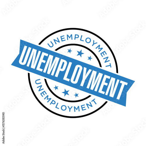 Unemployment Letter Rubber Stamp Template Design