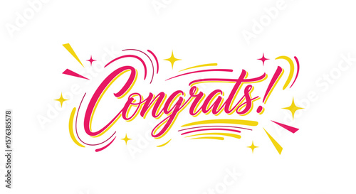 Expressing congratulations and celebrations with festive excitement and joyful greetings