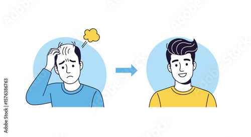 Understanding the journey of hair restoration from thinning to thicker fuller hair