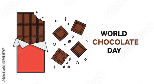 Celebrating world chocolate day with delicious treats and sweet moments of joyful indulgence