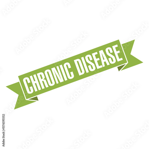 Chronic Disease Letter Rubber Stamp Vector Design Template