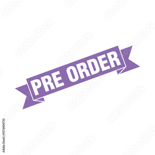 Pre Order Letter Rubber Stamp Template Design