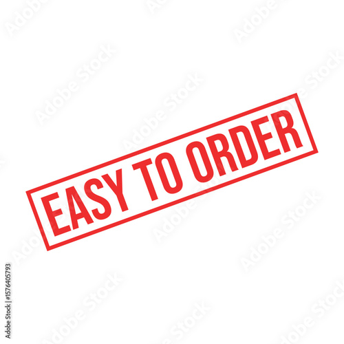 Easy to Order Letter Rubber Stamp Template Design